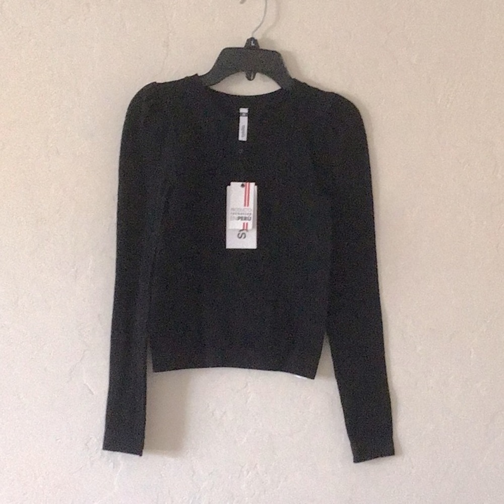 Black sweater shirt brand new with tag